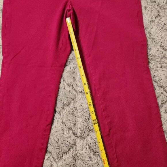 BANANA REPUBLIC Sloan Fuchsia Pink Low Rise Casual Pants Women's Size 6 - Picture 6 of 9